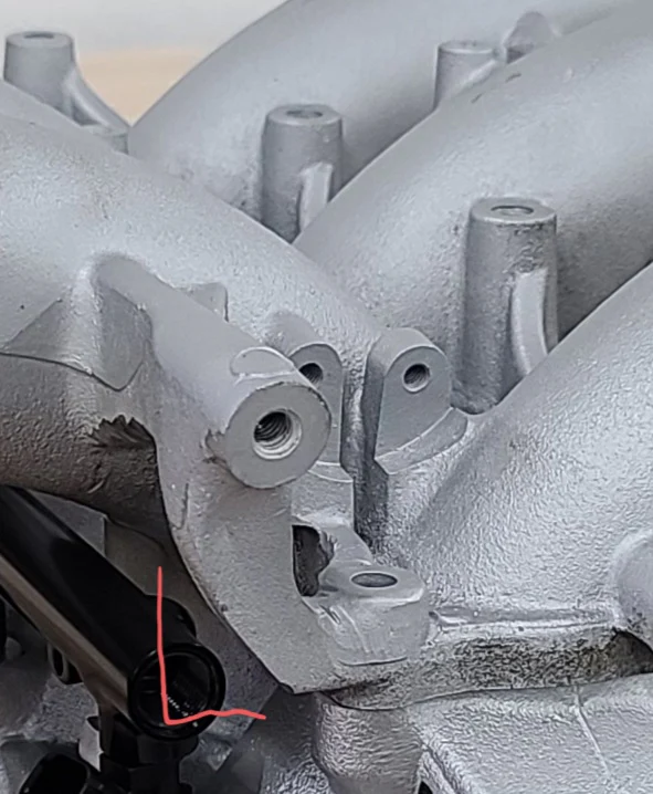 300zx under the plenum top feed fuel rail kit. LIMITED RUN! - Image 6